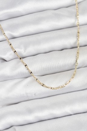 Cm 14k Gold Renk Pirinç Gemi Zinciri Model Kadın Kolye Cm 14k Gold Renk Pirinç Gemi Zinciri Model Kadın Kolye