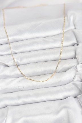 Cm 14k Gold Renk Kesme Model 60 Cm Kadın Kolye