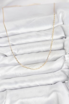 Cm 14k Gold Renk Kesme Model 60 Cm Kadın Kolye Cm 14k Gold Renk Kesme Model 60 Cm Kadın Kolye