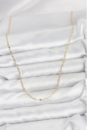 Cm 14k Gold Renk Gemici Zincir Model 60 Cm Kadın Kolye