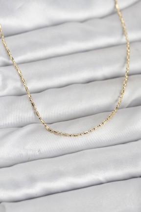 Cm 14k Gold Renk Zincirli 60 Cm Kadın Kolye Cm 14k Gold Renk Zincirli 60 Cm Kadın Kolye