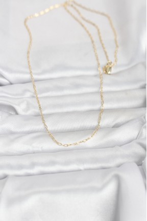 Cm 14k Gold Renk 60 Cm Zincirli Kadın Kolye