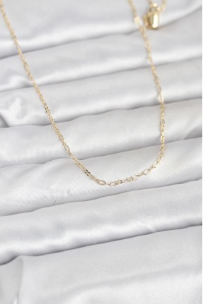 Cm 14k Gold Renk 60 Cm Zincirli Kadın Kolye