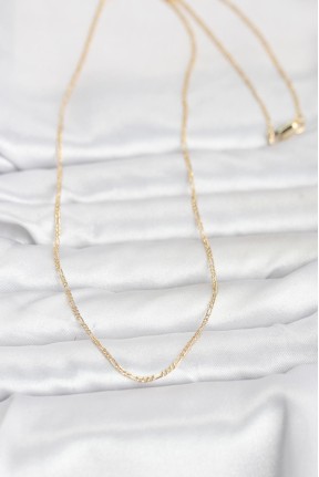 Cm 14k Gold Renk 60 Cm Zincirli Kadın Kolye