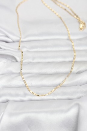 Cm 14k Gold Renk Lazerli Zincir Model 60 Cm Kadın Kolye Cm 14k Gold Renk Lazerli Zincir Model 60 Cm Kadın Kolye