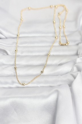 Cm 14k Gold Renk Top Zincir 60 Cm Kadın Kolye Cm 14k Gold Renk Top Zincir 60 Cm Kadın Kolye