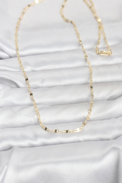 Cm 14k Gold Renk Yassı Gemici Zincir Model 60 Cm Kadın Kolye Cm 14k Gold Renk Yassı Gemici Zincir Model 60 Cm Kadın Kolye