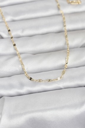 Cm 14k Gold Renk Yassı Gemici Zincir Model 60 Cm Kadın Kolye Cm 14k Gold Renk Yassı Gemici Zincir Model 60 Cm Kadın Kolye