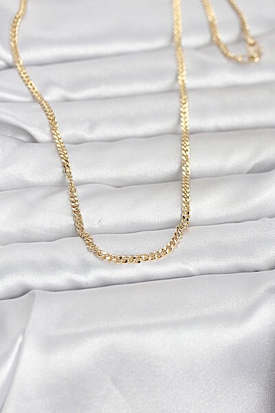 Cm 14k Gold Renk 60 Cm Zincir Kadın Kolye Cm 14k Gold Renk 60 Cm Zincir Kadın Kolye