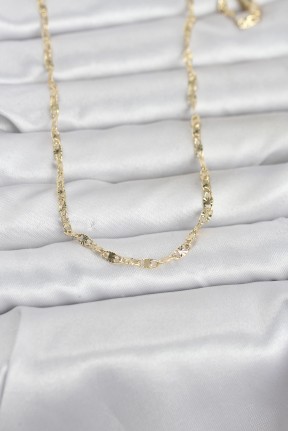 Cm 14k Gold Renk Lazerli Gemici Zincir Model 60 Cm Kadın Kolye Cm 14k Gold Renk Lazerli Gemici Zincir Model 60 Cm Kadın Kolye