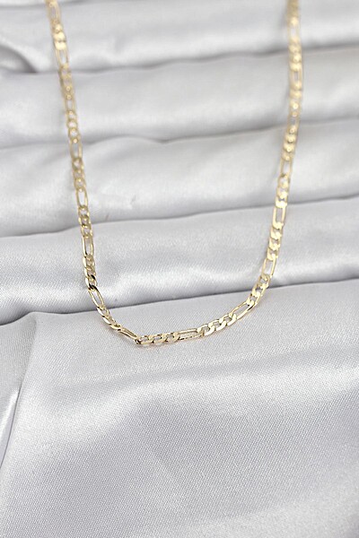 Cm 14k Gold Renk İnce Kuşgözü Zincir Model 60 Cm Kadın Kolye Cm 14k Gold Renk İnce Kuşgözü Zincir Model 60 Cm Kadın Kolye
