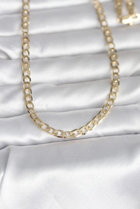 Cm 14k Gold Renk Kalın Zincir Model 60 Cm Kadın Kolye Cm 14k Gold Renk Kalın Zincir Model 60 Cm Kadın Kolye