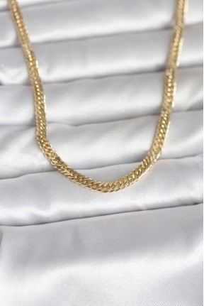 Cm 14k Gold Renk Zincir Model 45 Cm Kadın Kolye