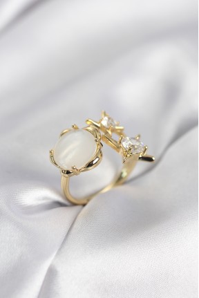 Gold Renk Kutup Yıldızı Model Kadın Yüzük Gold Renk Kutup Yıldızı Model Kadın Yüzük