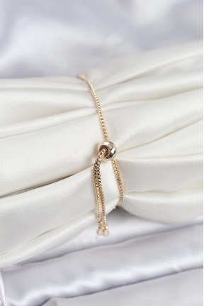 Gold Renk Yonca Model Zirkon Taşlı Asansörlü Kadın Bileklik Gold Renk Yonca Model Zirkon Taşlı Asansörlü Kadın Bileklik