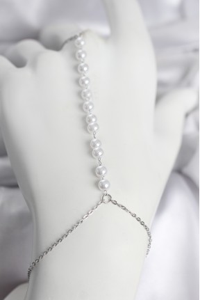 316l çelik Gümüş Renk Sıralı İncili Model Kadın şahmeran 316l çelik Gümüş Renk Sıralı İncili Model Kadın şahmeran