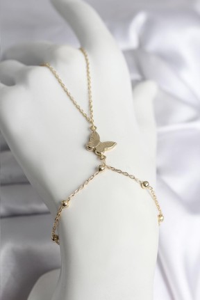 316l çelik Gold Renk Kelebek Model Kadın şahmeran 316l çelik Gold Renk Kelebek Model Kadın şahmeran