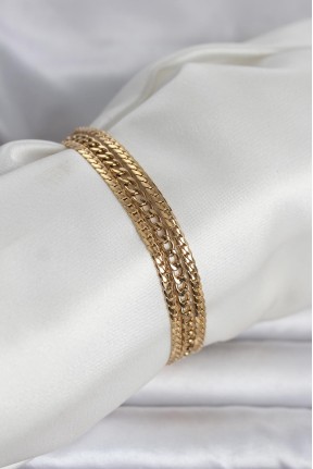 316l çelik Gold Renk 3'lü Kadın Bileklik
