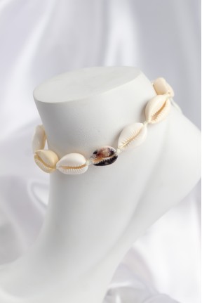 Doğal Kauri Kabuğu Asansörlü Model Halhal