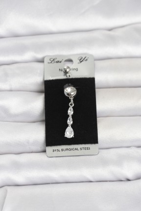 316l Cerrahi çelik Sallantılı Damla Model Göbek Piercing 316l Cerrahi çelik Sallantılı Damla Model Göbek Piercing