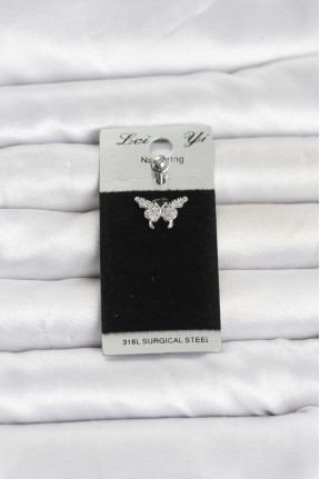316l Cerrahi çelik Kelebek Model Göbek Piercing 316l Cerrahi çelik Kelebek Model Göbek Piercing