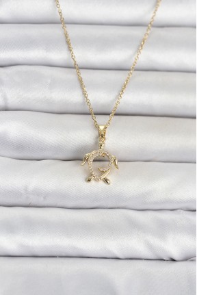 316l çelik Zincir Gold Renk Caretta Caretta Model Kadın Kolye 316l çelik Zincir Gold Renk Caretta Caretta Model Kadın Kolye