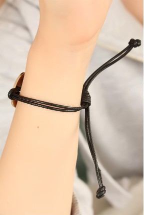 Love (aşık) Siyah Deri İpli Unisex Mood Bileklik Love (aşık) Siyah Deri İpli Unisex Mood Bileklik