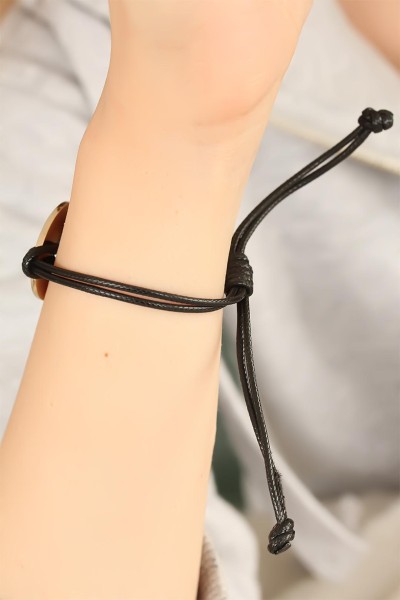 Love (aşık) Siyah Deri İpli Unisex Mood Bileklik Love (aşık) Siyah Deri İpli Unisex Mood Bileklik
